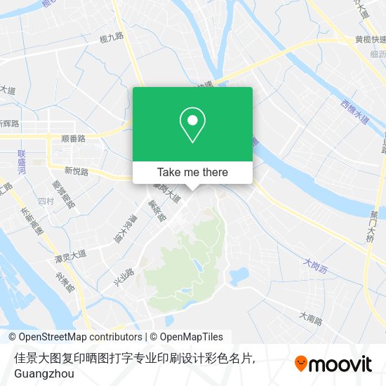佳景大图复印晒图打字专业印刷设计彩色名片 map