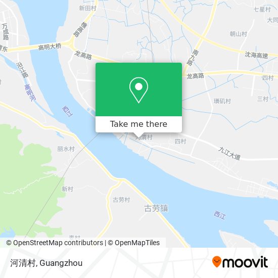 河清村 map