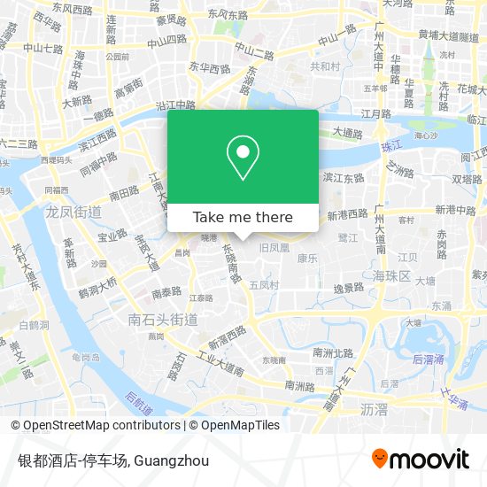 银都酒店-停车场 map