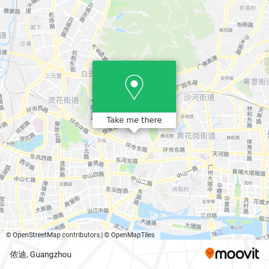 侬迪 map