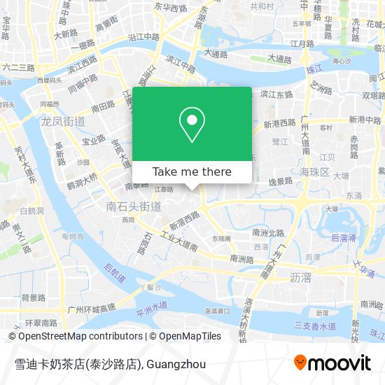 雪迪卡奶茶店(泰沙路店) map