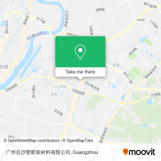 广州百沙塑胶新材料有限公司 map