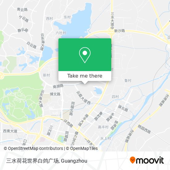 三水荷花世界白鸽广场 map
