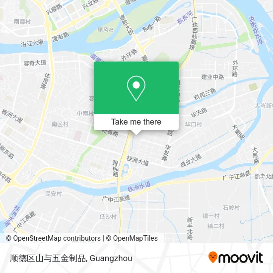 顺德区山与五金制品 map