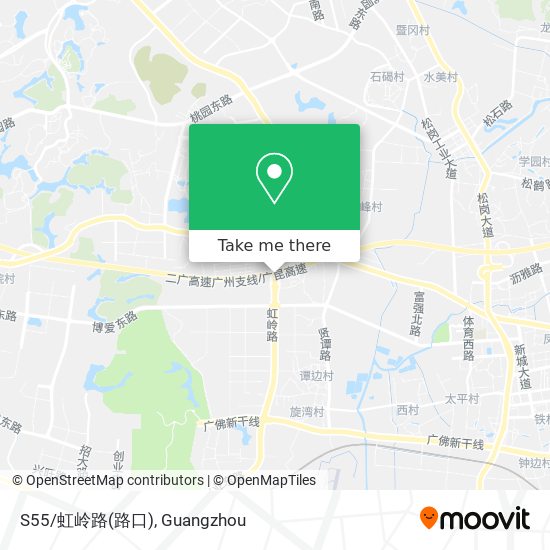 S55/虹岭路(路口) map