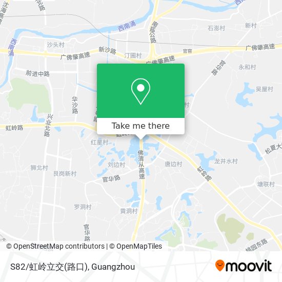 S82/虹岭立交(路口) map