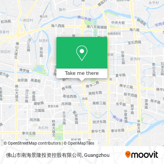 佛山市南海景隆投资控股有限公司 map