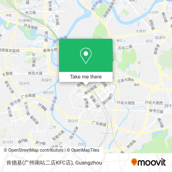 肯德基(广州南站二店KFC店) map
