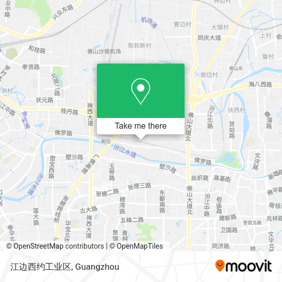 江边西约工业区 map