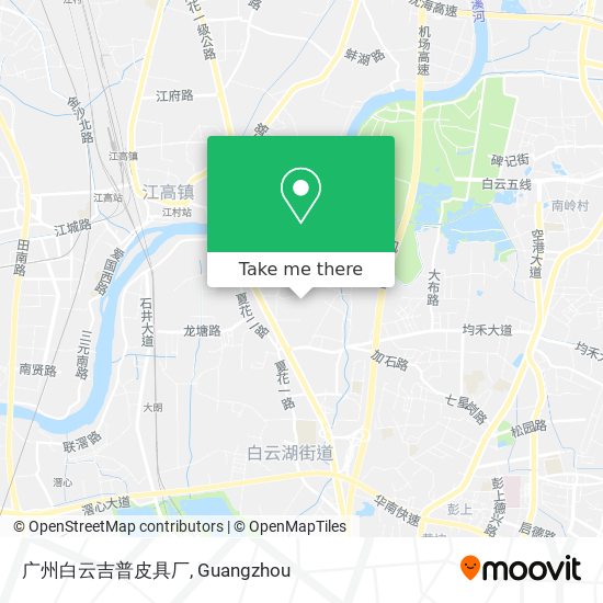 广州白云吉普皮具厂 map