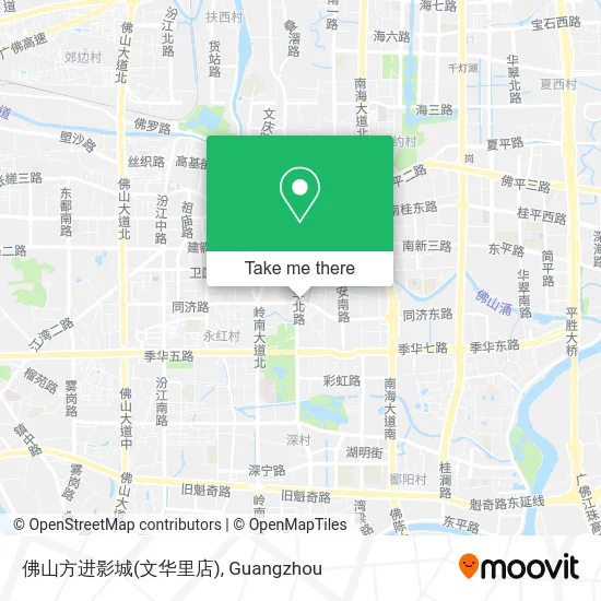 佛山方进影城(文华里店) map