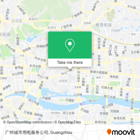 广州城市用电服务公司 map