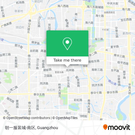 朝一服装城-南区 map