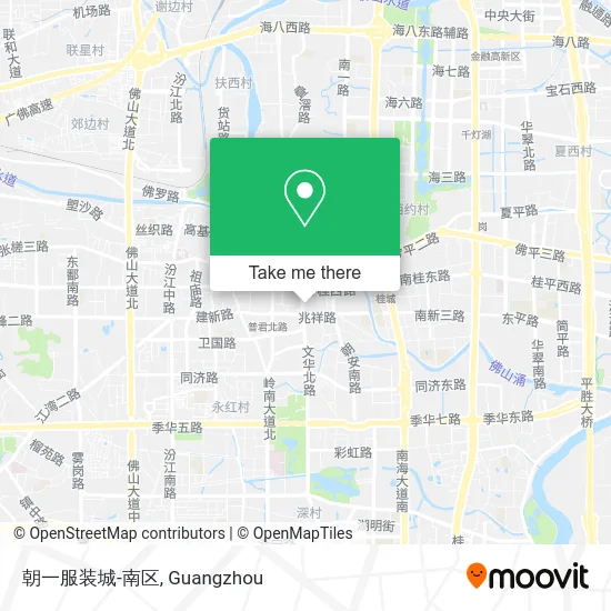 朝一服装城-南区 map