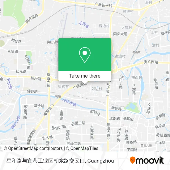 星和路与宜巷工业区朝东路交叉口 map