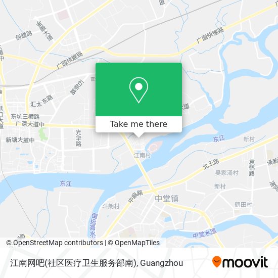 江南网吧(社区医疗卫生服务部南) map