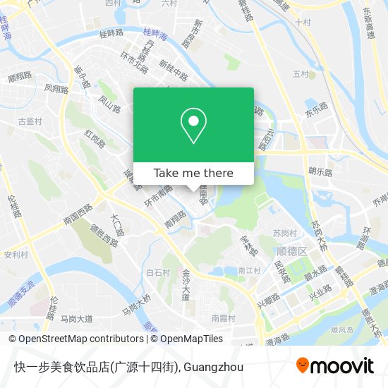 快一步美食饮品店(广源十四街) map