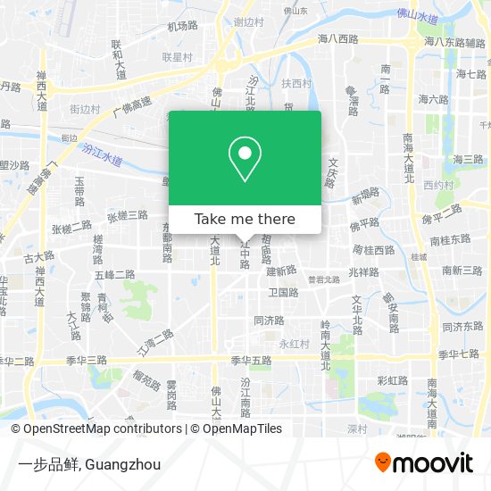 一步品鲜 map