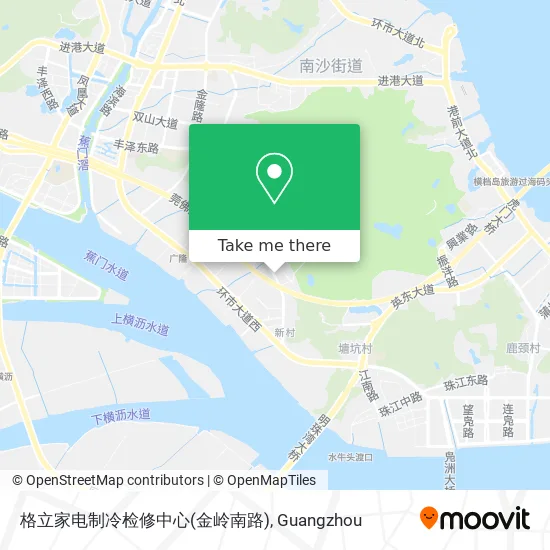 格立家电制冷检修中心(金岭南路) map