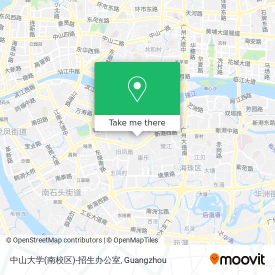 中山大学(南校区)-招生办公室 map