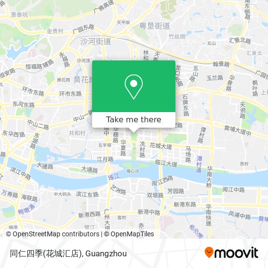 同仁四季(花城汇店) map