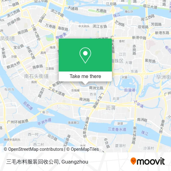 三毛布料服装回收公司 map
