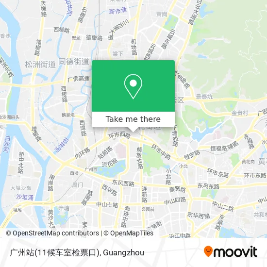 广州站(11候车室检票口) map