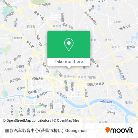 丽影汽车影音中心(番禺市桥店) map