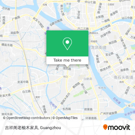 吉祥阁老榆木家具 map