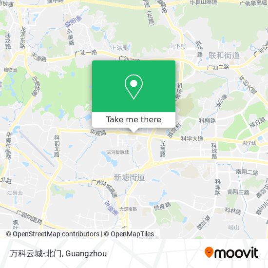 万科云城-北门 map