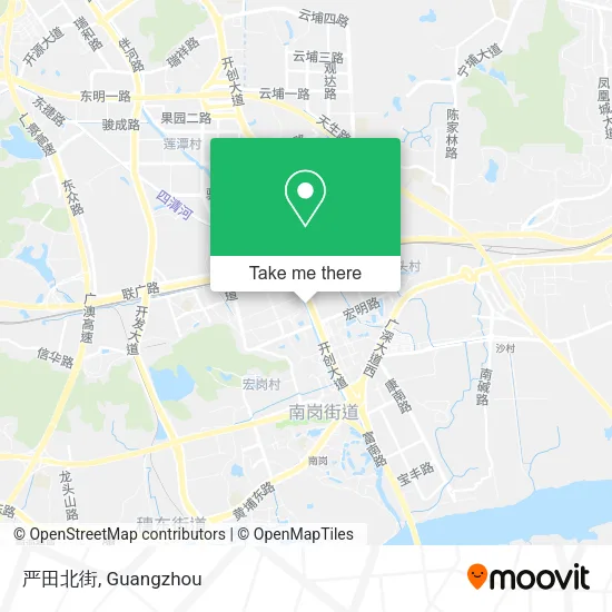 严田北街 map