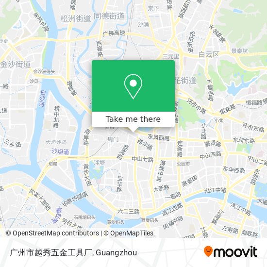 广州市越秀五金工具厂 map