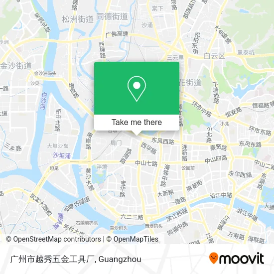 广州市越秀五金工具厂 map