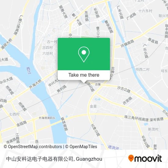 中山安科达电子电器有限公司 map