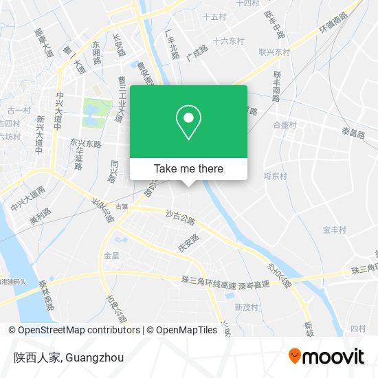 陕西人家 map