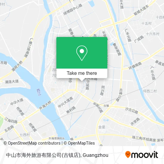 中山市海外旅游有限公司(古镇店) map