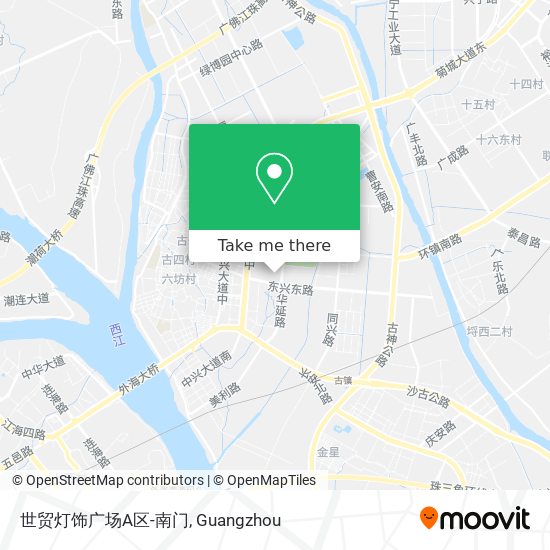 世贸灯饰广场A区-南门 map