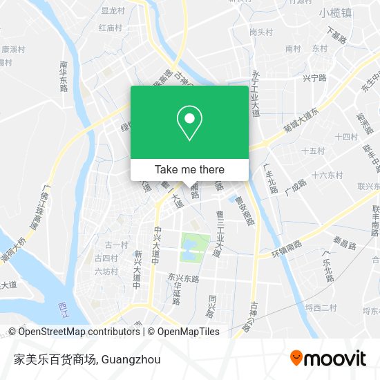 家美乐百货商场 map