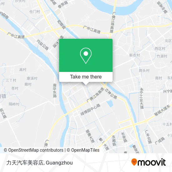 力天汽车美容店 map