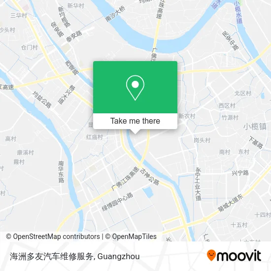 海洲多友汽车维修服务 map