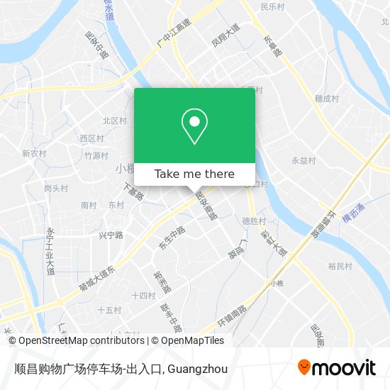 顺昌购物广场停车场-出入口 map