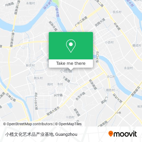 小榄文化艺术品产业基地 map