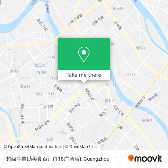超级牛自助美食百汇(118广场店) map