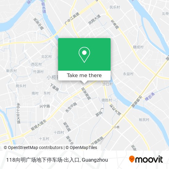 118向明广场地下停车场-出入口 map
