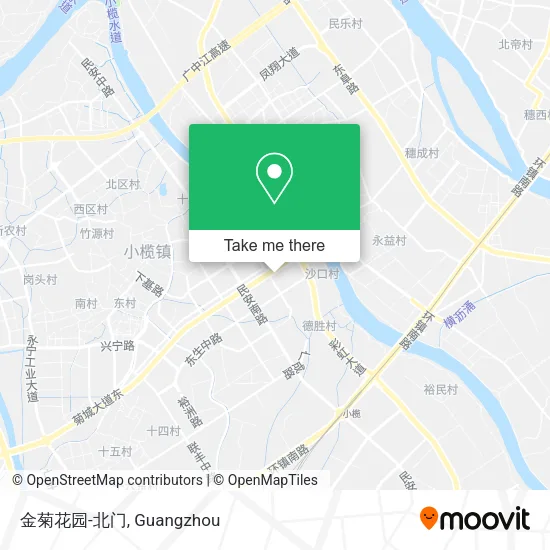 金菊花园-北门 map