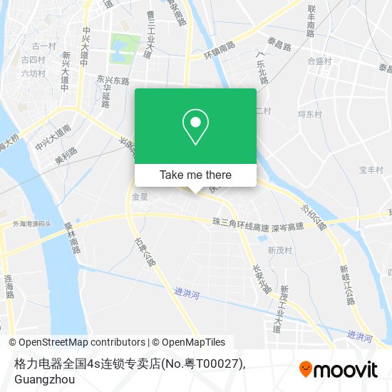 格力电器全国4s连锁专卖店(No.粤T00027) map