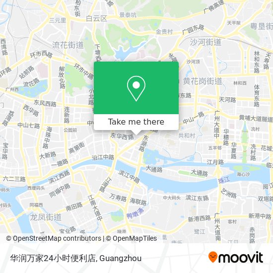 华润万家24小时便利店 map