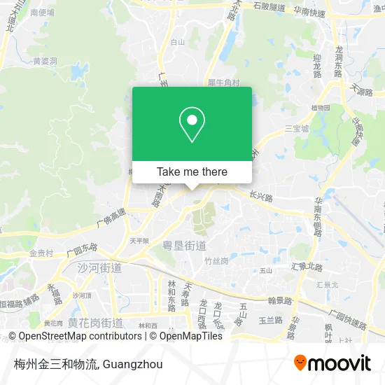 梅州金三和物流 map