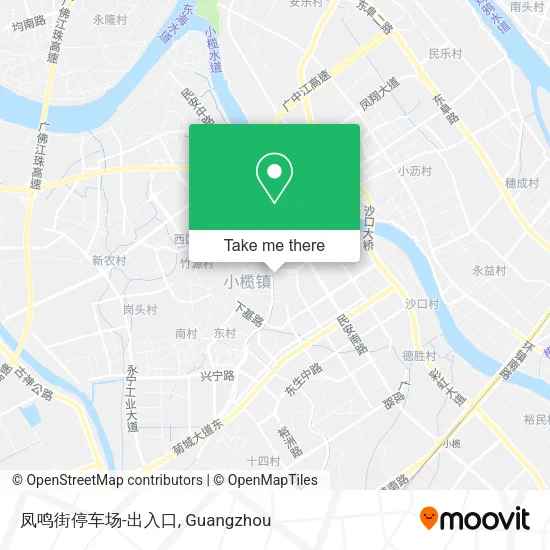 凤鸣街停车场-出入口 map