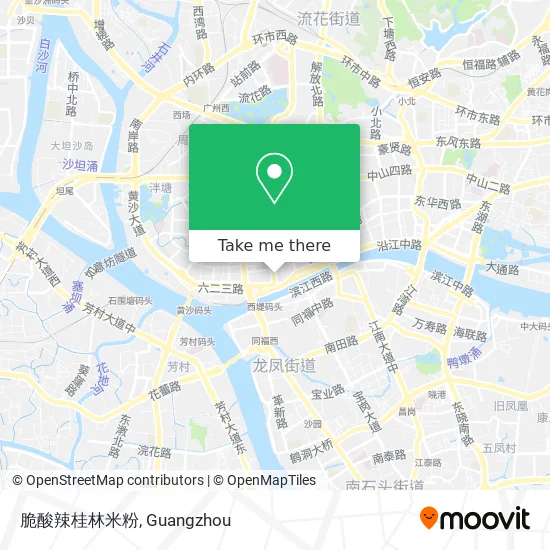 脆酸辣桂林米粉 map